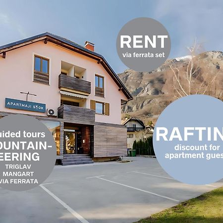 Apartments Skok With Rafting And Free Parking Bovec Exterior photo